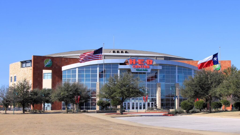 HEB Center in Cedar Park, a great place to watch some sports and concerts as well as also an area of Texas Alpha Team Roofing services